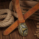 Cinto Country Fivela Touro Americano Couro PU