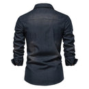 Camisa Country Algodão Estilo Jeans