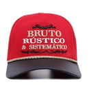 Boné Country Bruto Rústico e Sistemático Ajustável Trucker
