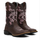 Bota Country Feminina CowGirl Couro Legítimo (FRETE GRÁTIS)