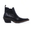 Bota Country Masculina Bico Fino Preta Clássica