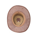 Chapéu Country Couro Legítimo Vaquejada Marrom