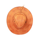 Chapéu Country Couro Legítimo Vaquejada Caramelo