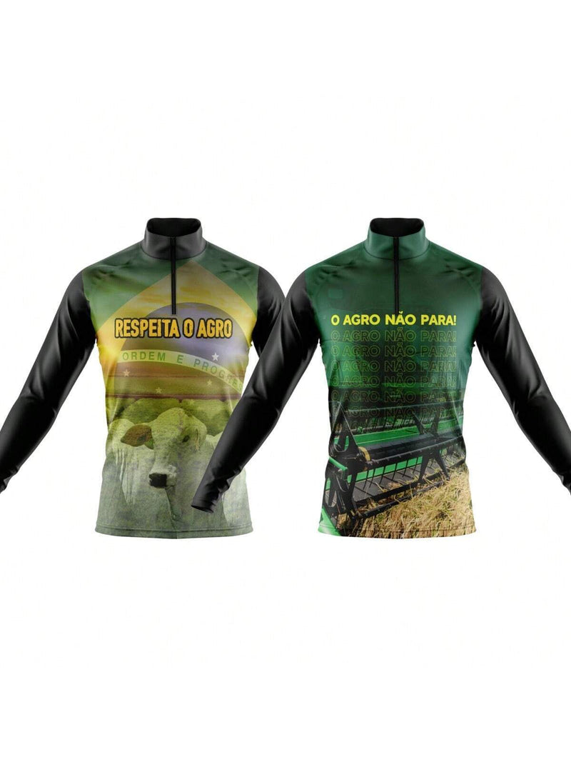 Camisas Agro com Proteção Solar  UV - Compre 1 & Leve 2