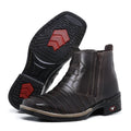 Bota Country Masculina Couro Estilo Casco de Tatu