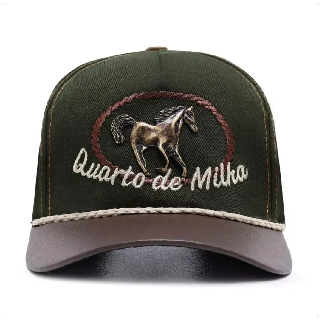 Boné Country Quarto de Milha Ajustável Trucker