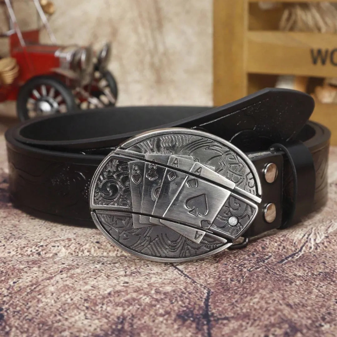 Cinto Country Fivela Truco portátil