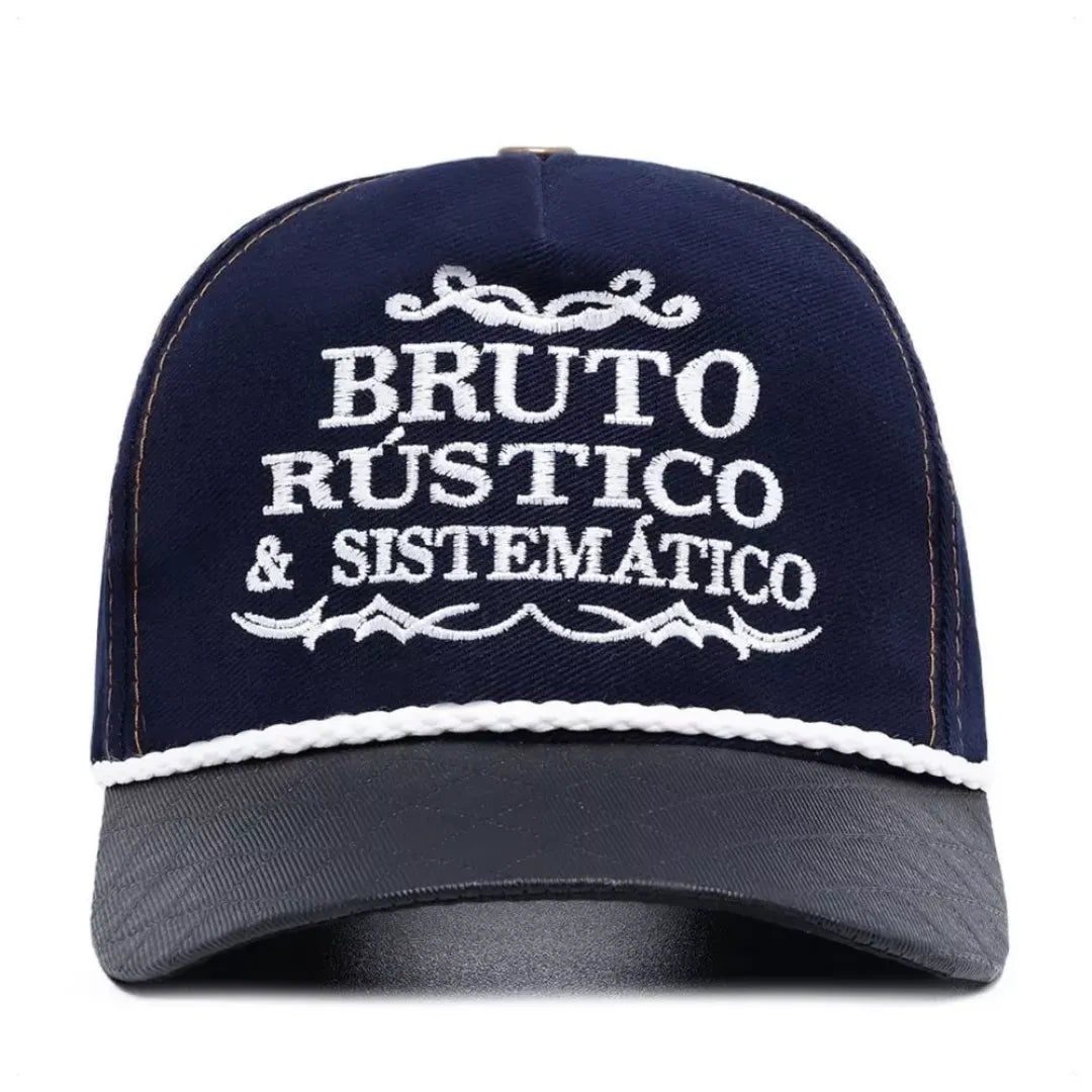 Boné Country Bruto Rústico e Sistemático Ajustável Trucker