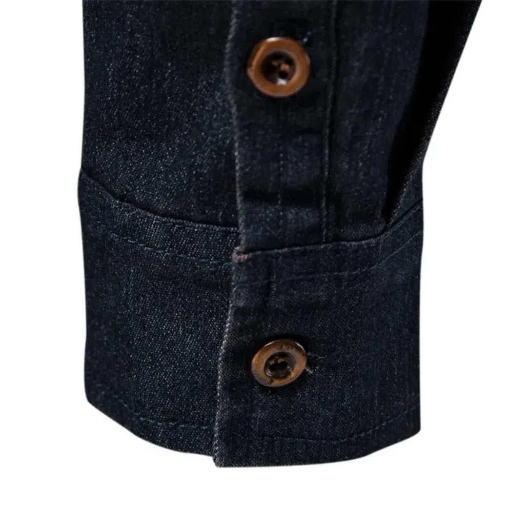 Camisa Country Algodão Estilo Jeans