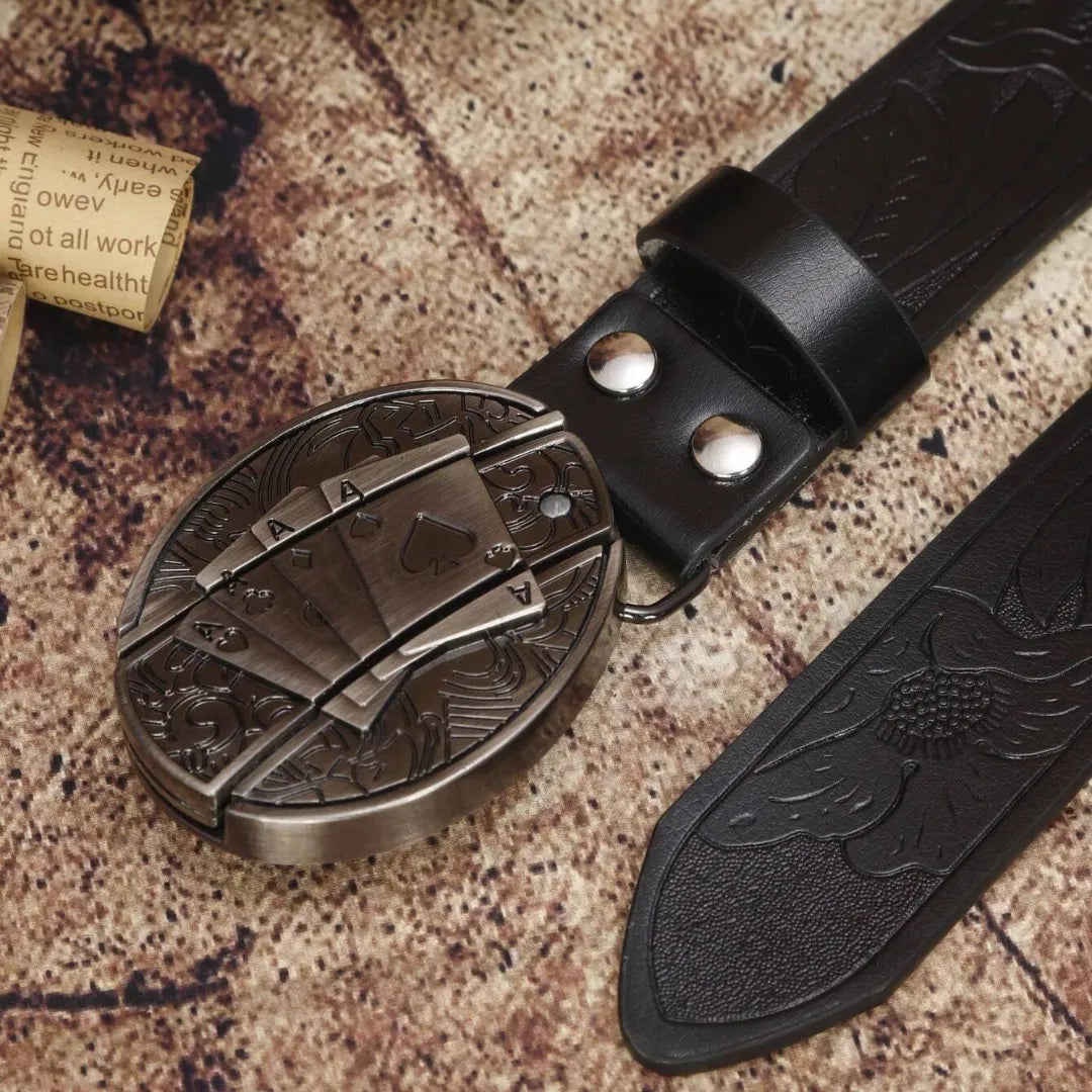 Cinto Country Fivela Truco portátil