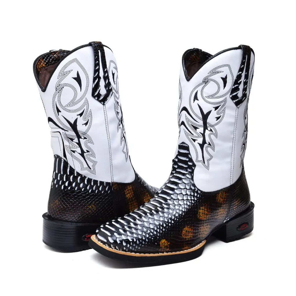 Bota Texana Cano Alto Estilo Cobra
