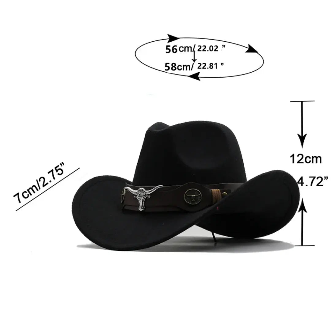 Chapéu Country Estilo Cowboy