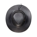 Chapéu Country Couro Legítimo Vaquejada Preto