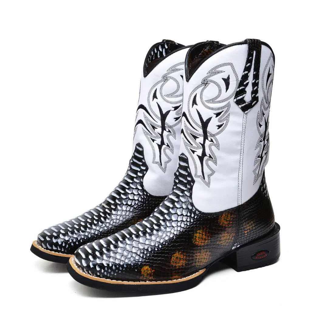 Bota Texana Cano Alto Estilo Cobra