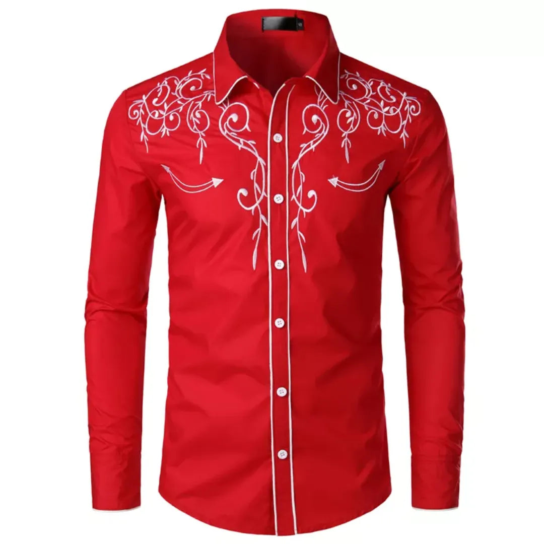 Camisa Country de Rodeio Bordada