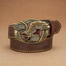 Cinto Country Fivela Águia Real Couro PU