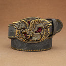 Cinto Country Fivela Águia Real Couro PU