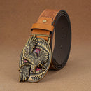 Cinto Country Fivela Águia Real Couro PU