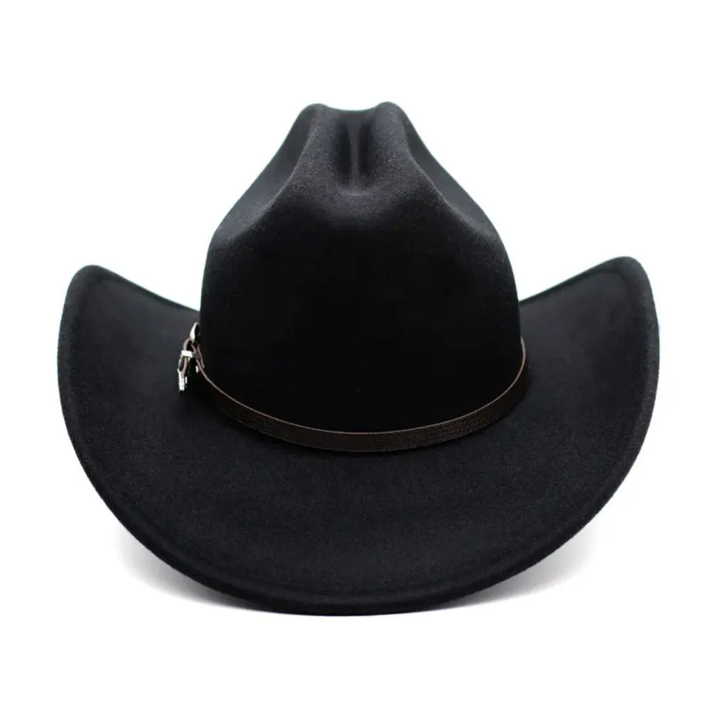 Chapéu Cowboy Veludo Rodeio Preto