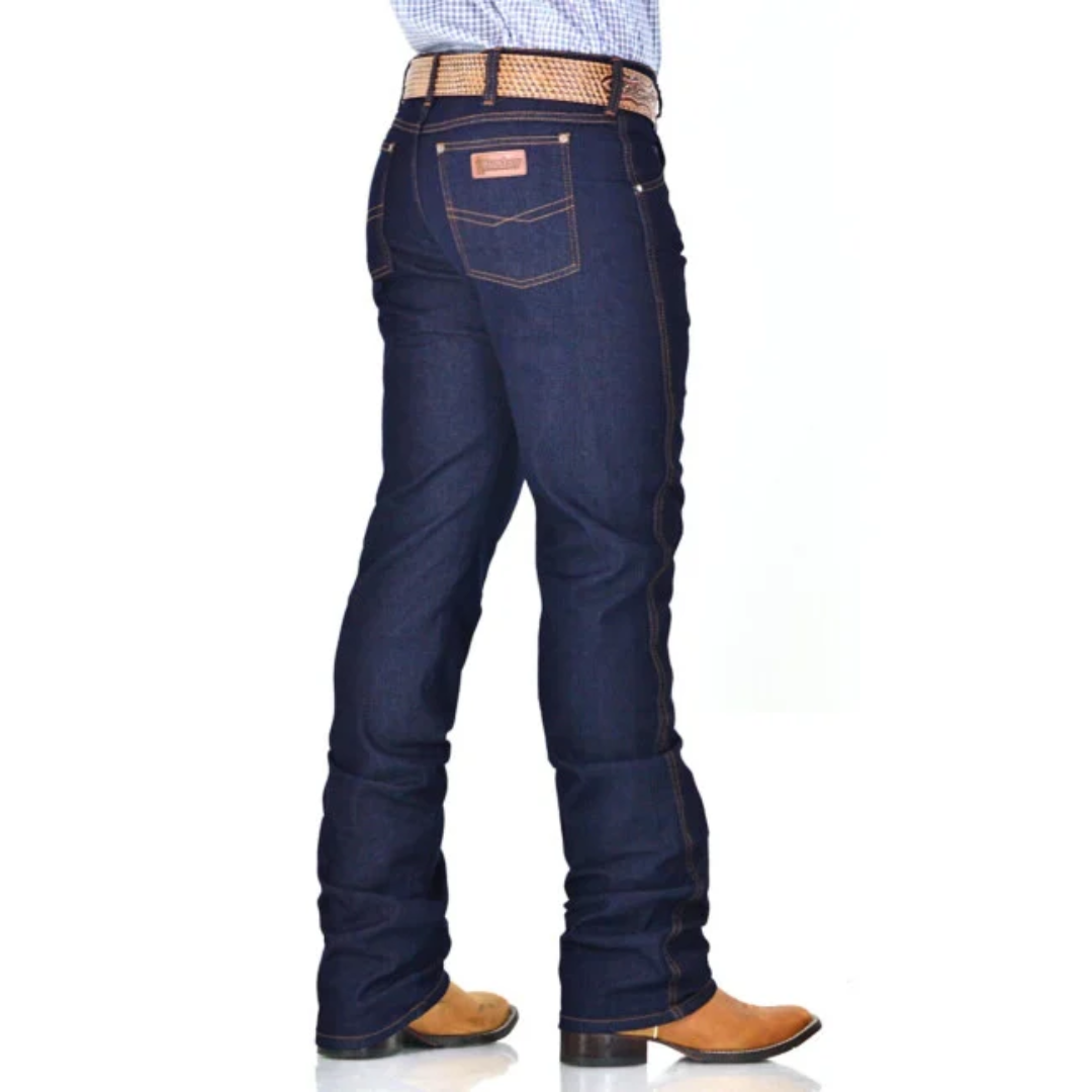 Calça Country Masculina Tecido Premium Azul Escuro