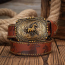 Cinto Country Fivela Mustang Couro PU