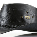 Chapéu Country Couro Legítimo Vaquejada Preto
