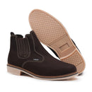 Botina Masculina Couro Legítimo Marrom