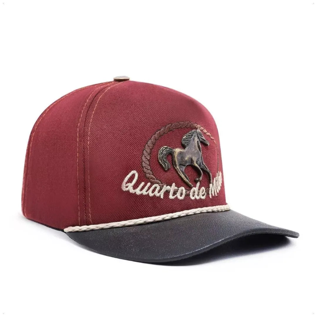 Boné Country Quarto de Milha Ajustável Trucker