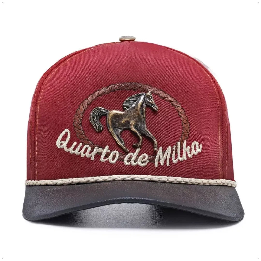 Boné Country Quarto de Milha Ajustável Trucker