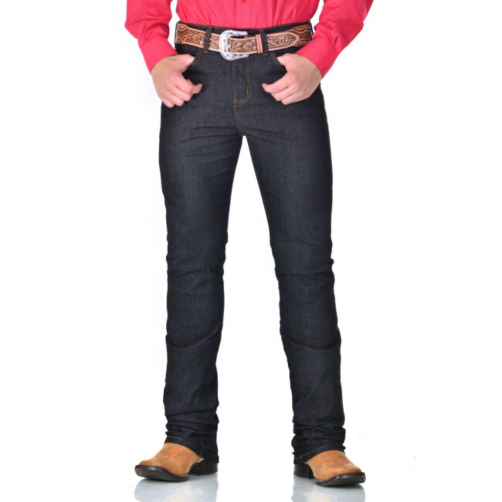 Calça Country Masculina Tecido Premium Preta