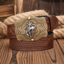 Cinto Country Fivela Gineteada Couro PU