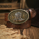 Cinto Country Fivela Bota com Flor Couro PU