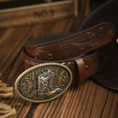 Cinto Country Fivela Bota com Flor Couro PU