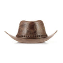 Chapéu Country Couro Legítimo Vaquejada Marrom