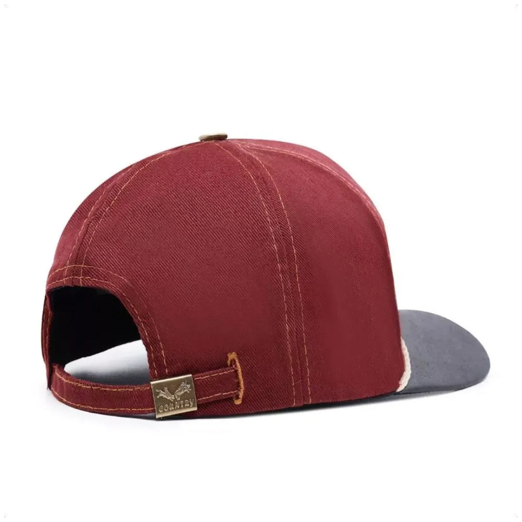 Boné Country Quarto de Milha Ajustável Trucker