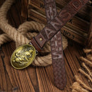 Cinto Country Fivela Laçador Couro PU