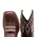 Bota Country Masculina Cano Alto Marrom Kentucky