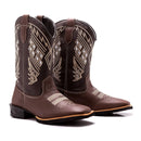 Bota Country Masculina Cano Alto Marrom Kentucky