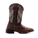 Bota Country Masculina Cano Alto Marrom Kentucky