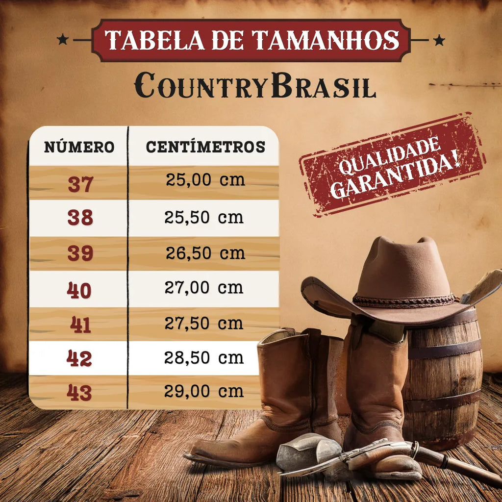 Bota Country Texana com Cabresto Removível Preta Bico Fino