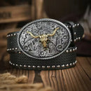 Cinto Country Fivela Cabeça Taurus