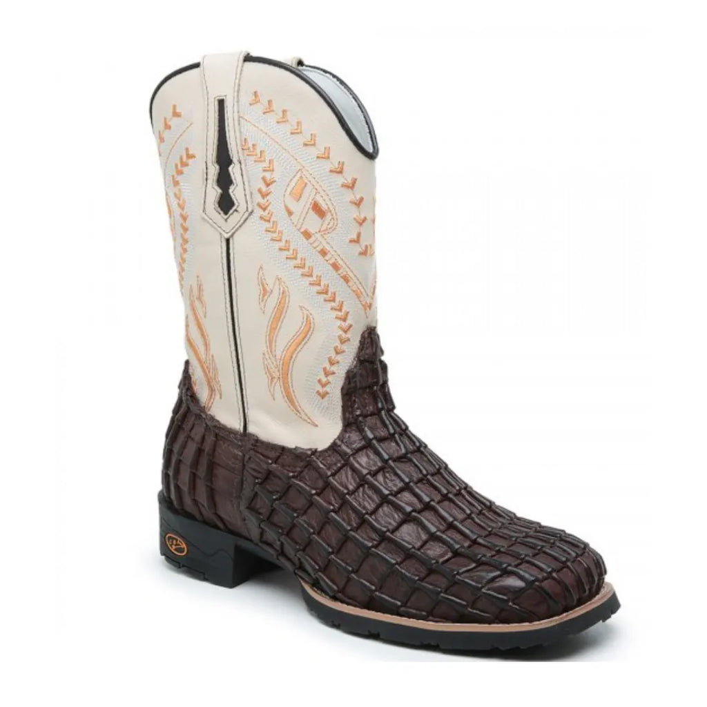 Bota Country Masculina Crocodilo Texana Cano Alto