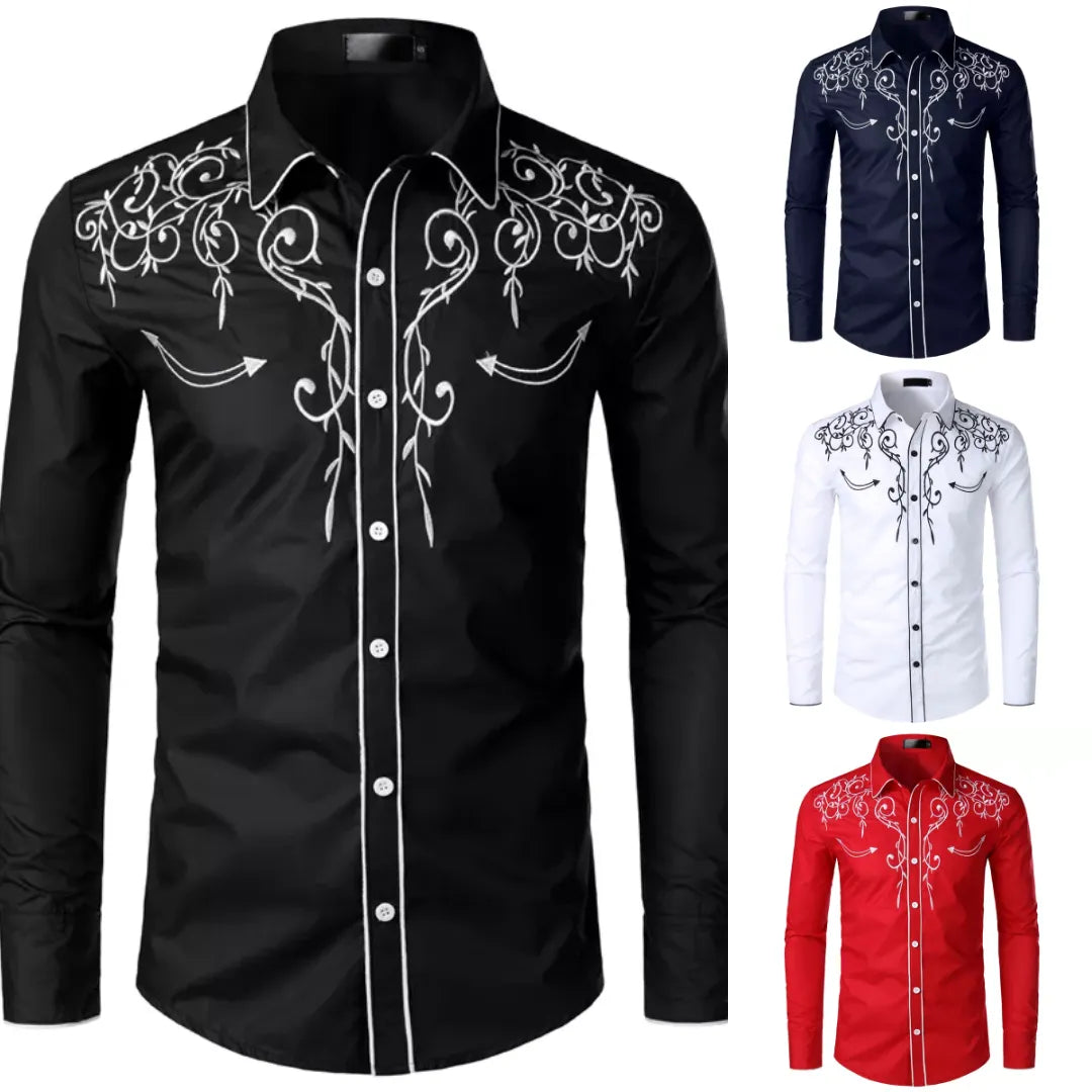Camisa Country de Rodeio Bordada